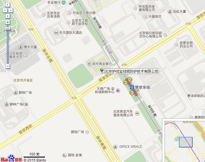 北京护线宝线缆防护技术有限公司地理位置